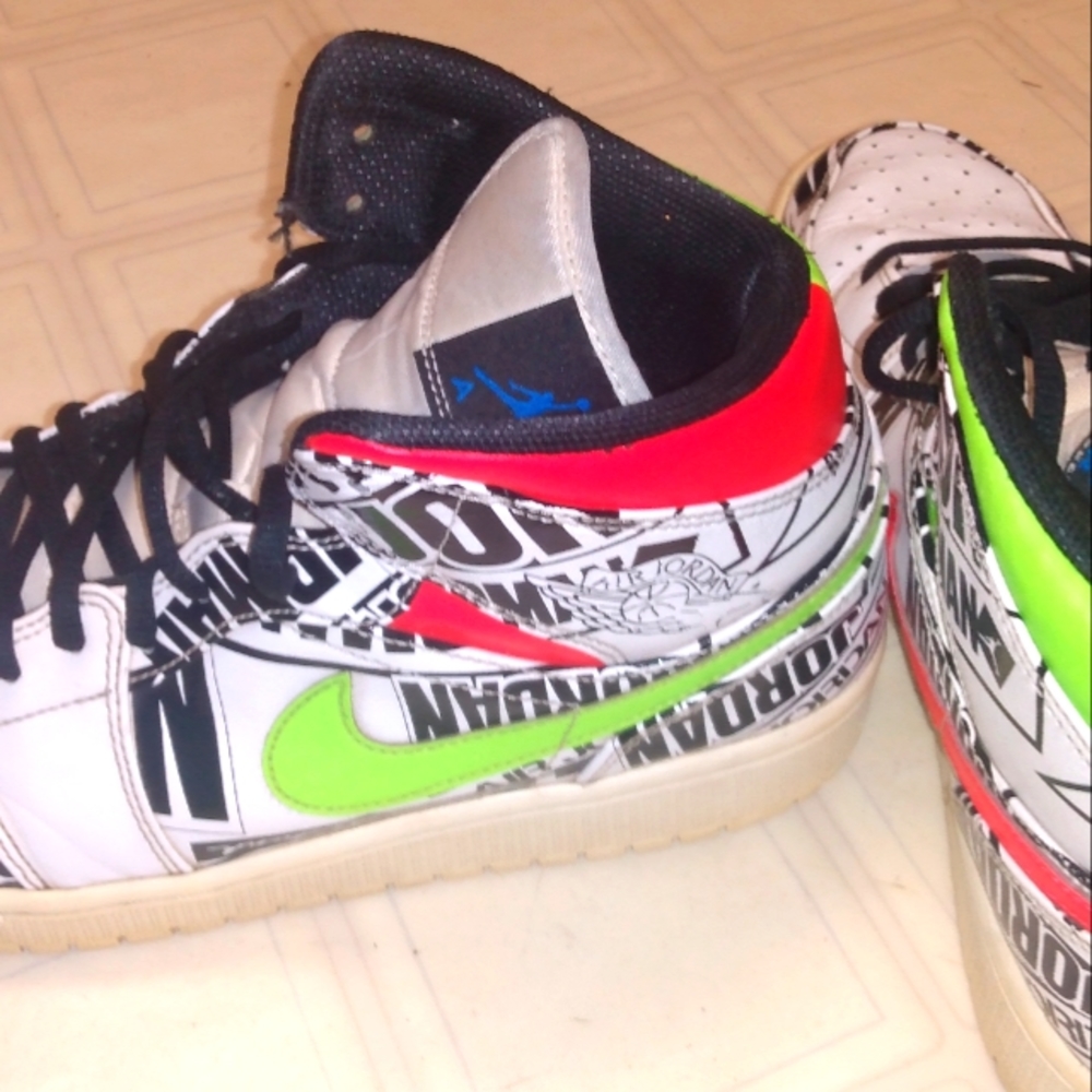 Nike air Jordans. 12 in men. Multi color.